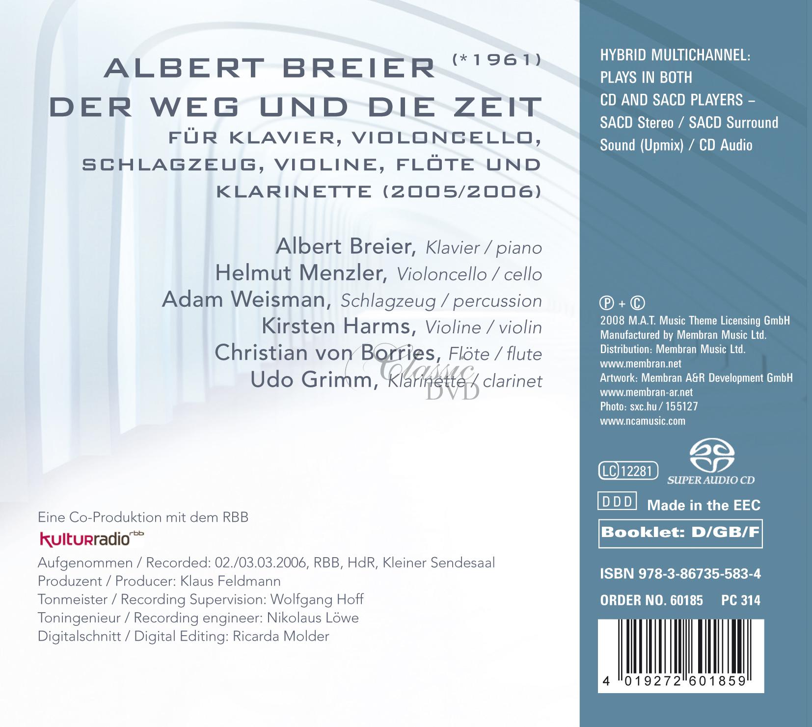 Albert Breier - Der Weg und die Zeit (2SACD)