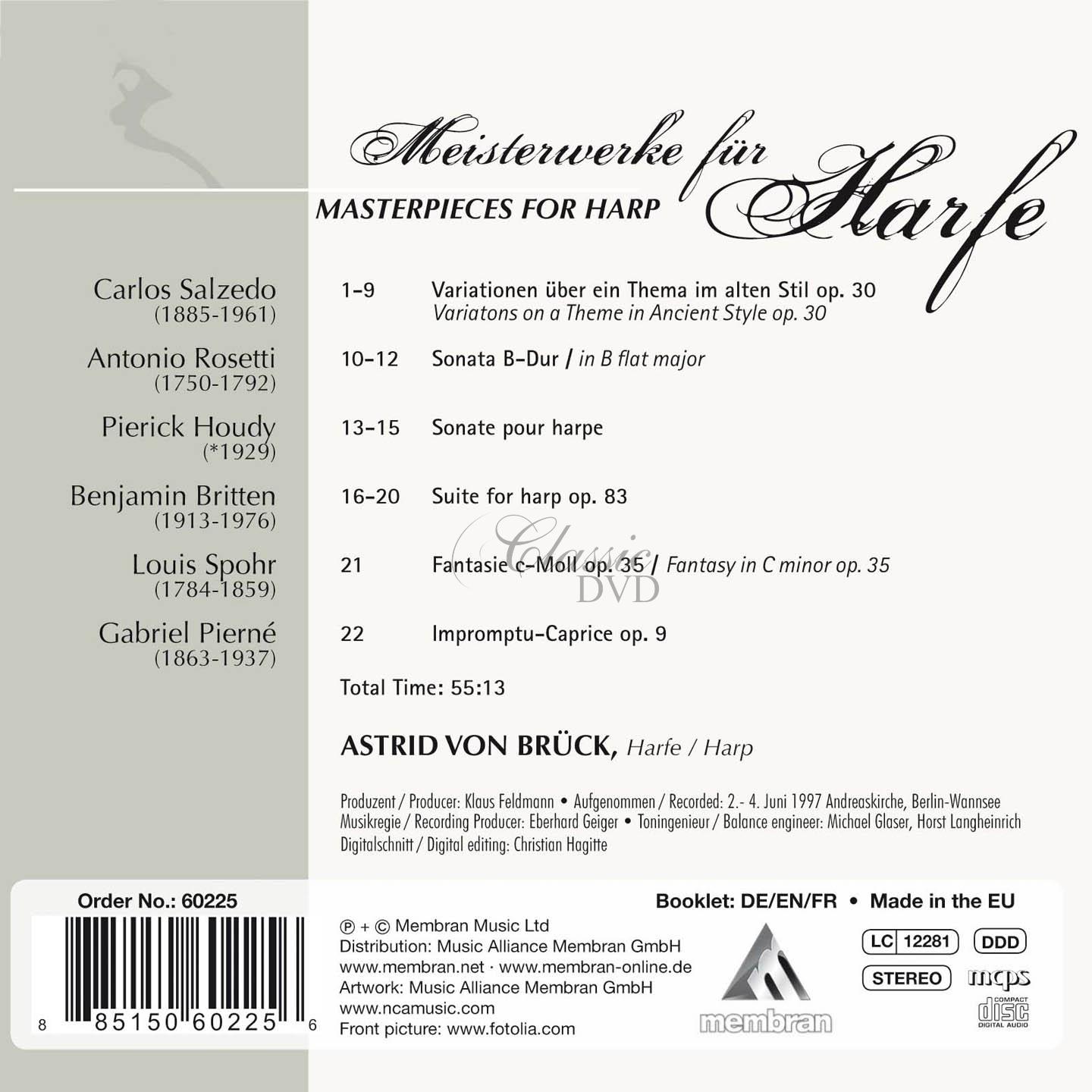 Masterworks For Harp (CD)