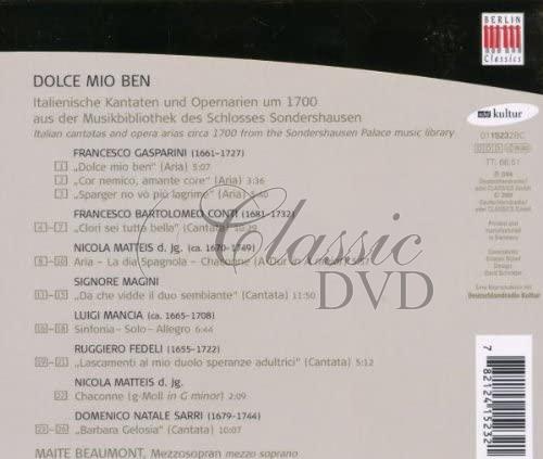 Maite Beaumont - Dolce mio ben - Arias Gasparini, Conti, Magini, Pistocchi, Sarri (CD)