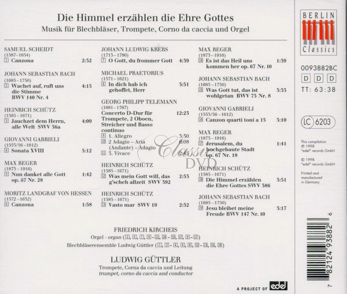 Ludwig Güttler - Die Himmel erzählen (CD)