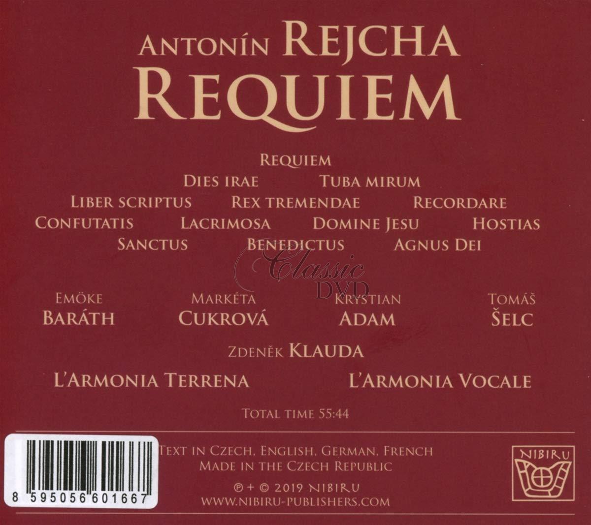 ANTONIN REJCHA - MISSA PRO DEFUNCTIS / REQUIEM (CD)