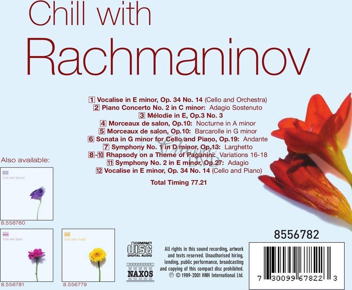 SERGEY RACHMANINOV Chill with Rachmaninov (CD)