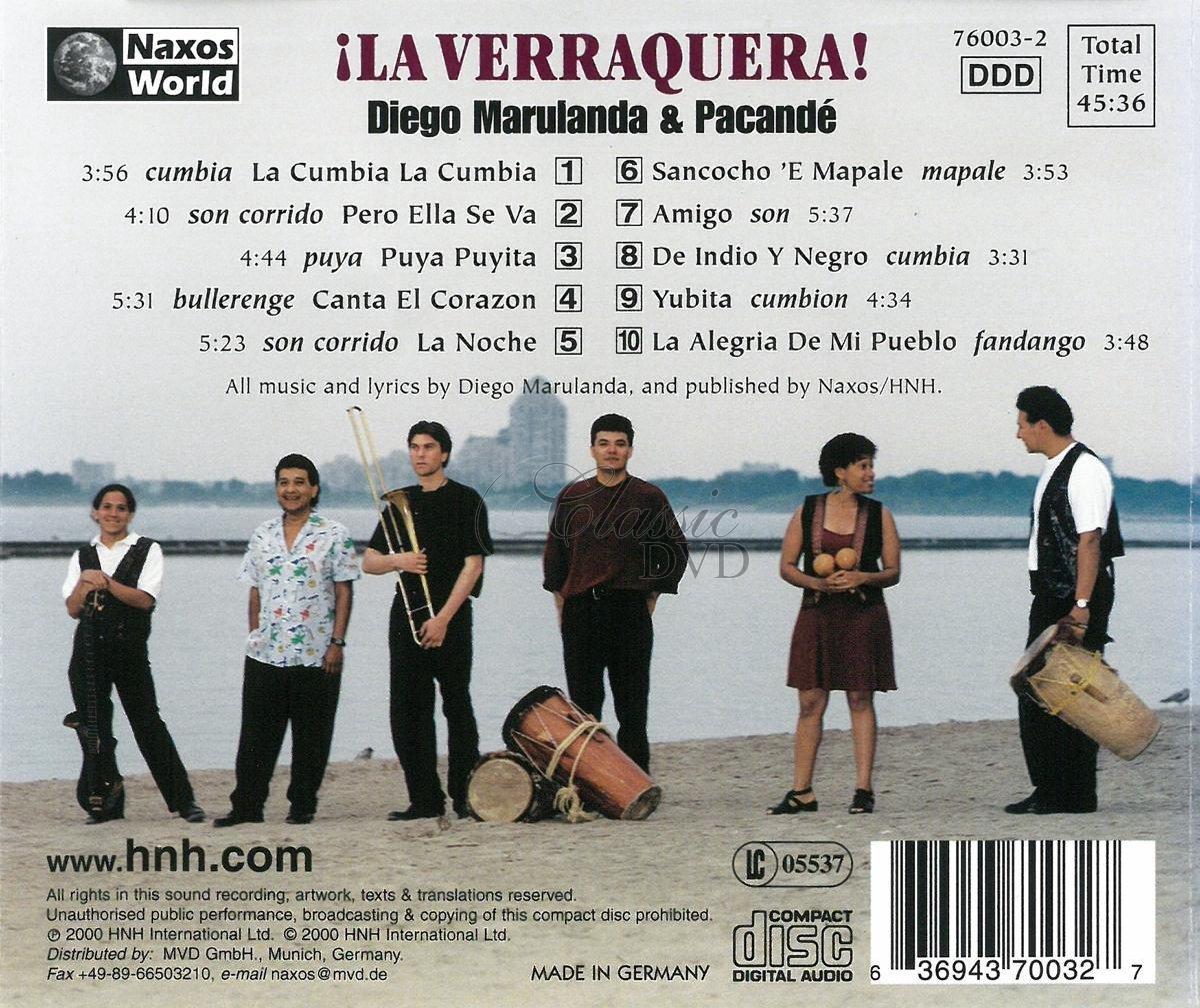 Diego Marulanda and Pacande: La Verraquera! - Colombia (CD)