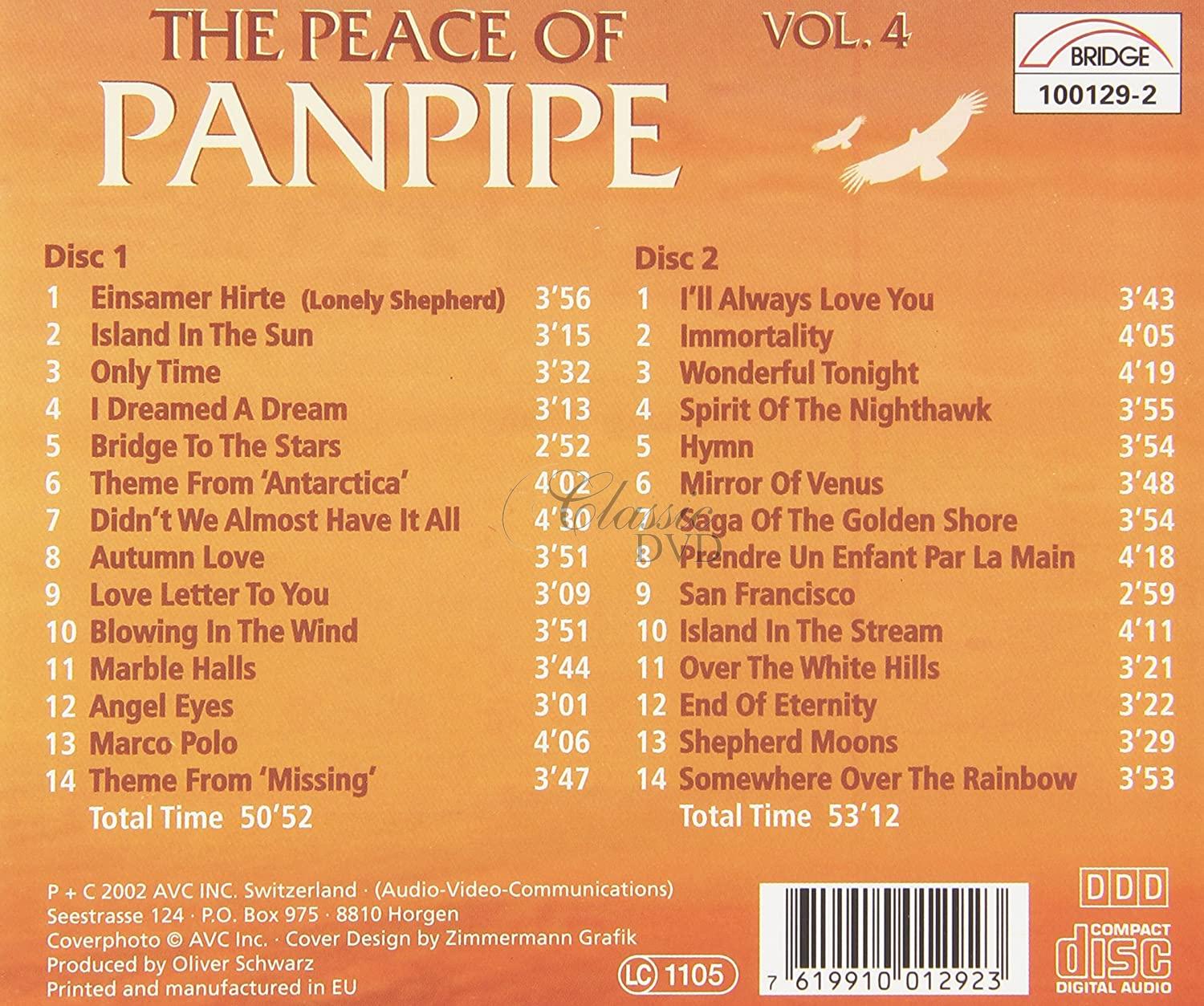 The Peace Of Panpipe Vol. 4 (2CD)