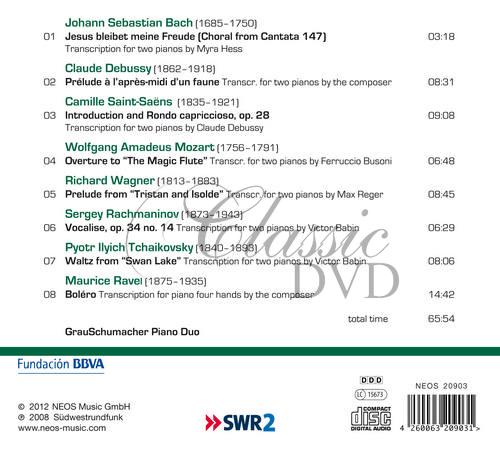 Transcriptions - GrauSchumacher Piano Duo (CD)
