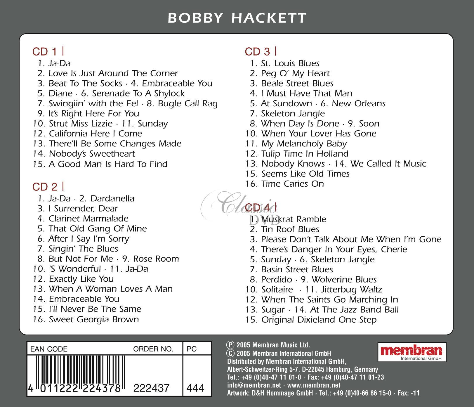 Bobby Hackett - Quadromania (4CD)