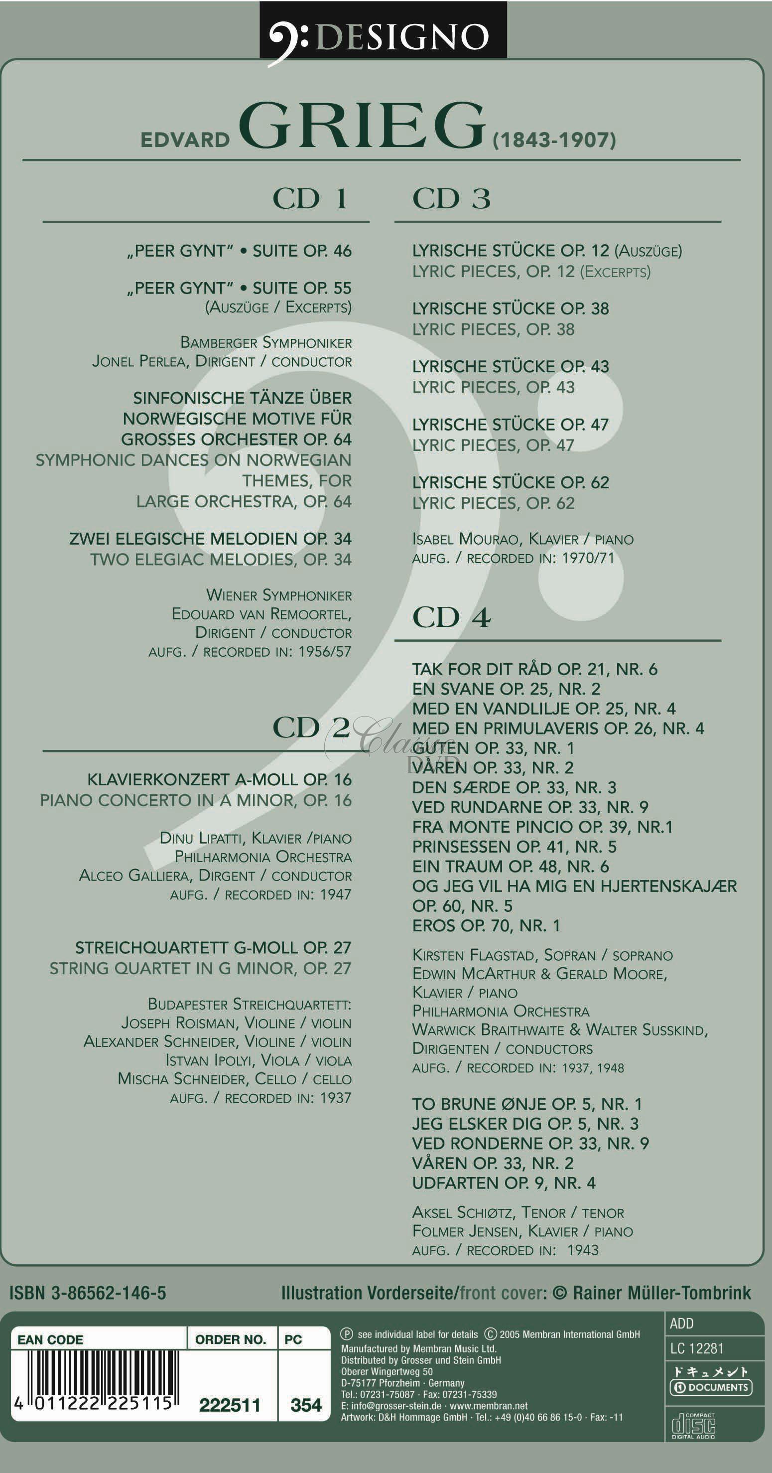 Edvard Grieg - Collection (4CD)