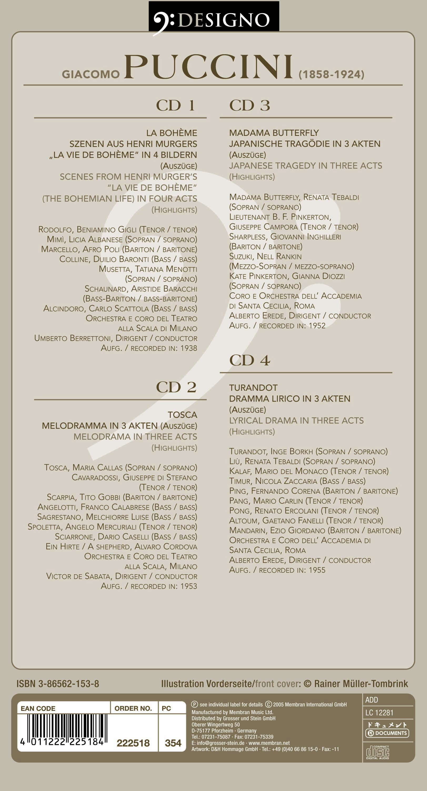 Giacomo Puccini - Collection (4CD)