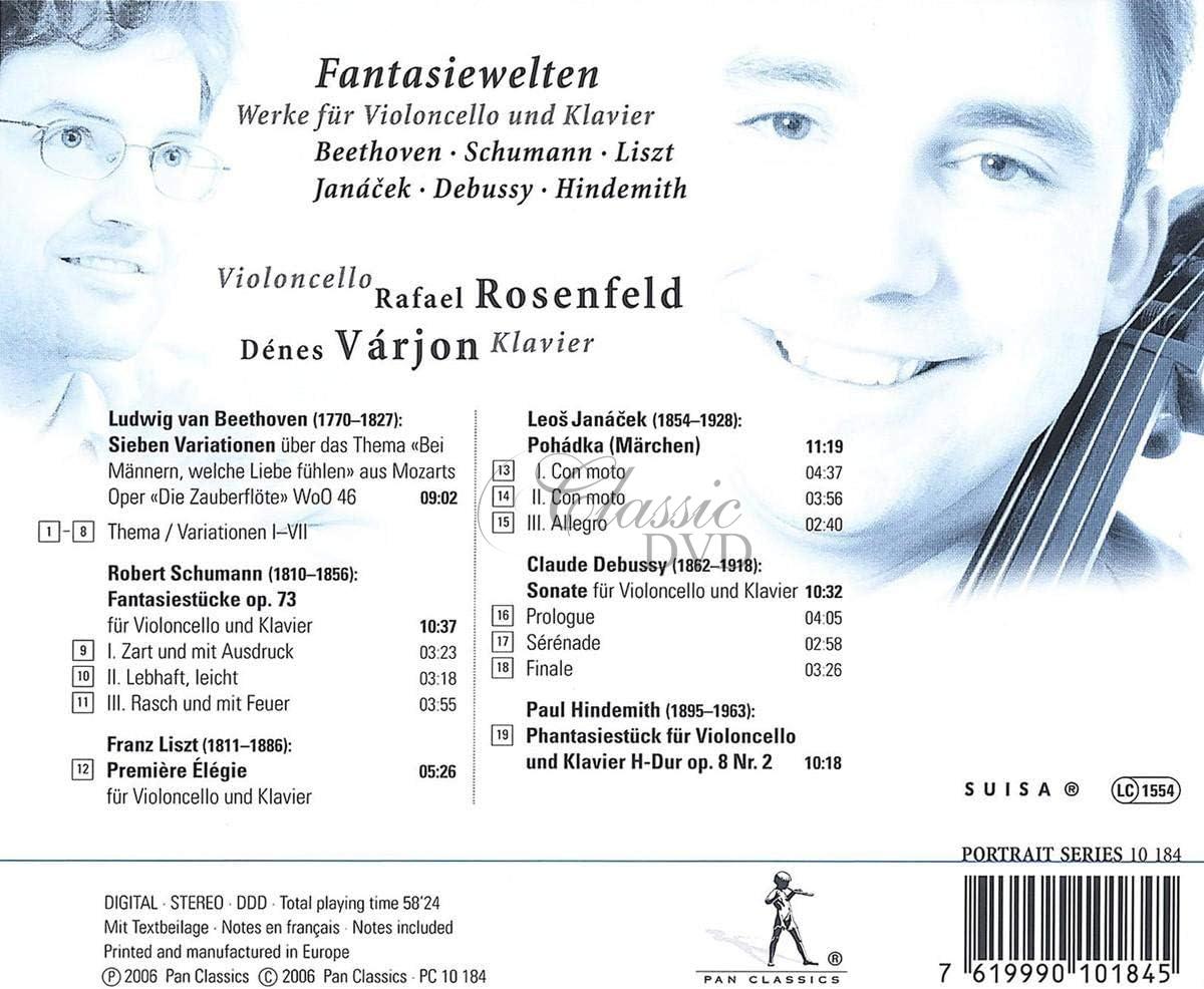 Cello Recital - Fantasiewelten - Werke Fur Violoncello Und Klavier (CD)