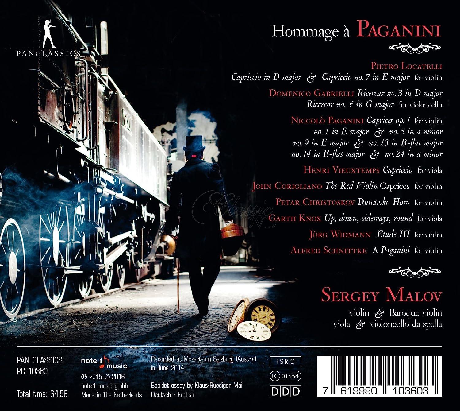 Hommage à Paganini - Sergey Malov (CD)