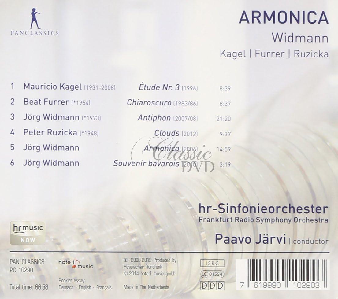 Armonica - Works by Widmann, Kagel, Furrer & Ruzicka (CD)