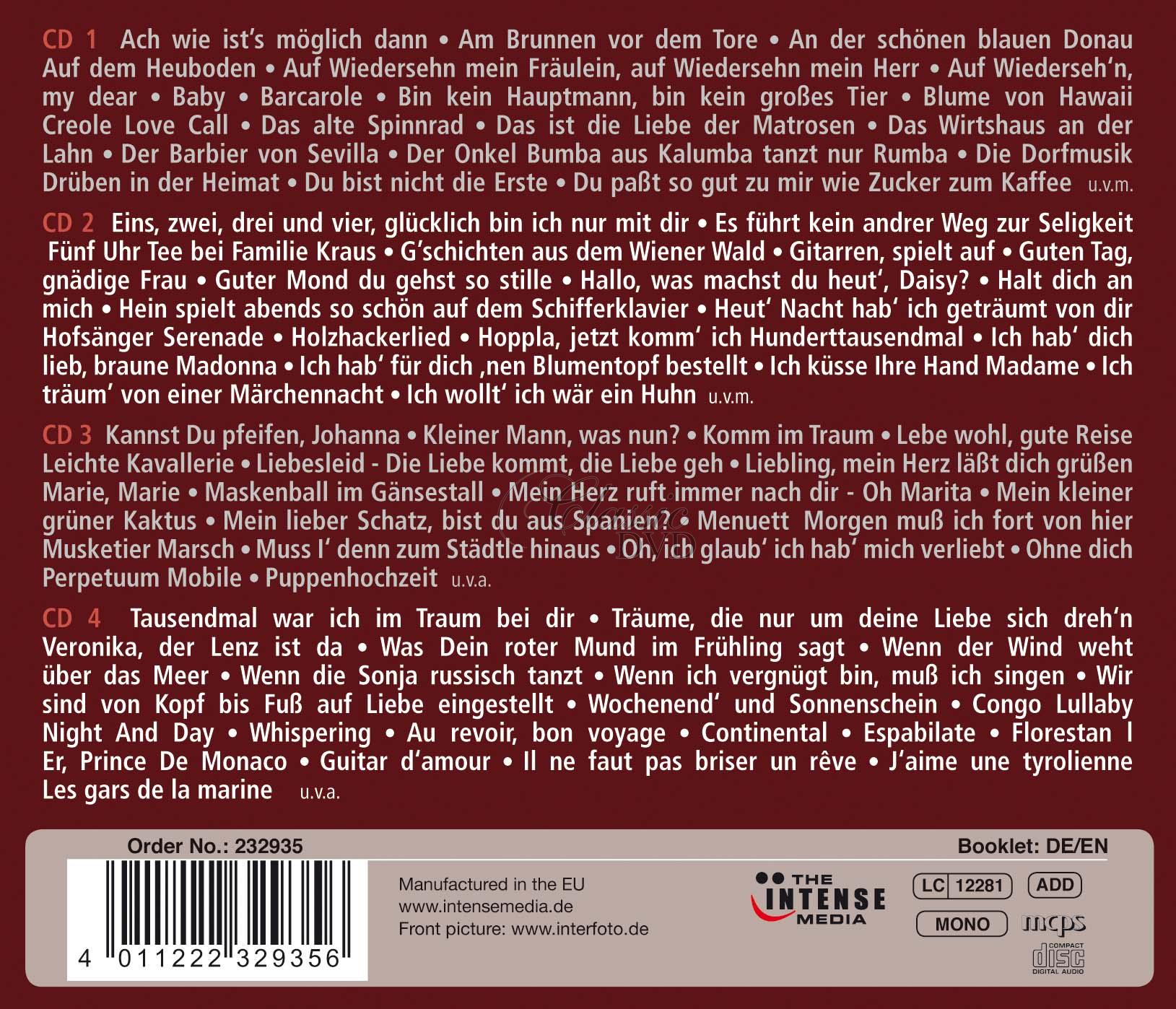 Comedian Harmonists: Mein kleiner grüner Kaktus (4CD)