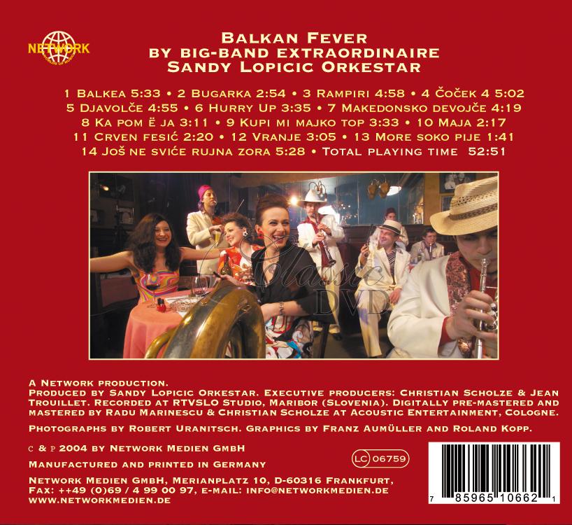 Sandy Lopicic Orkestar: Balkea (CD)