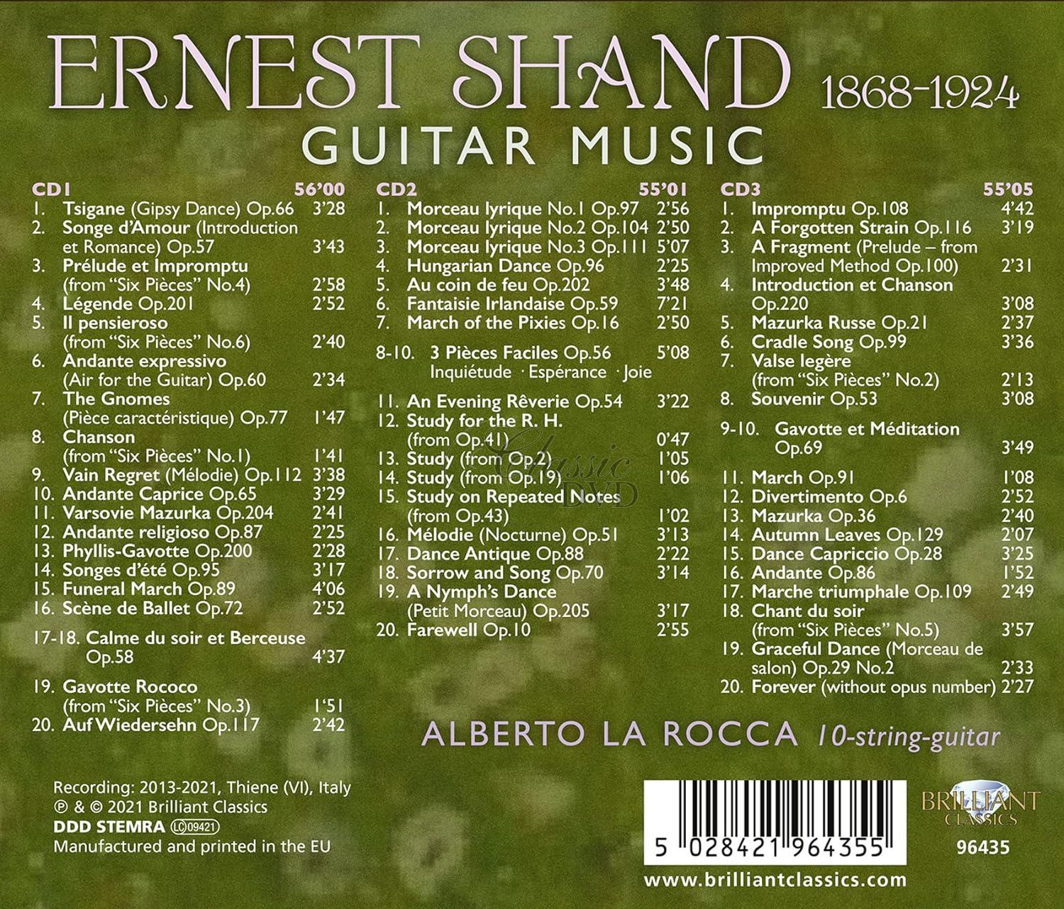 Ernest Shand - Guitar Music (3CD)