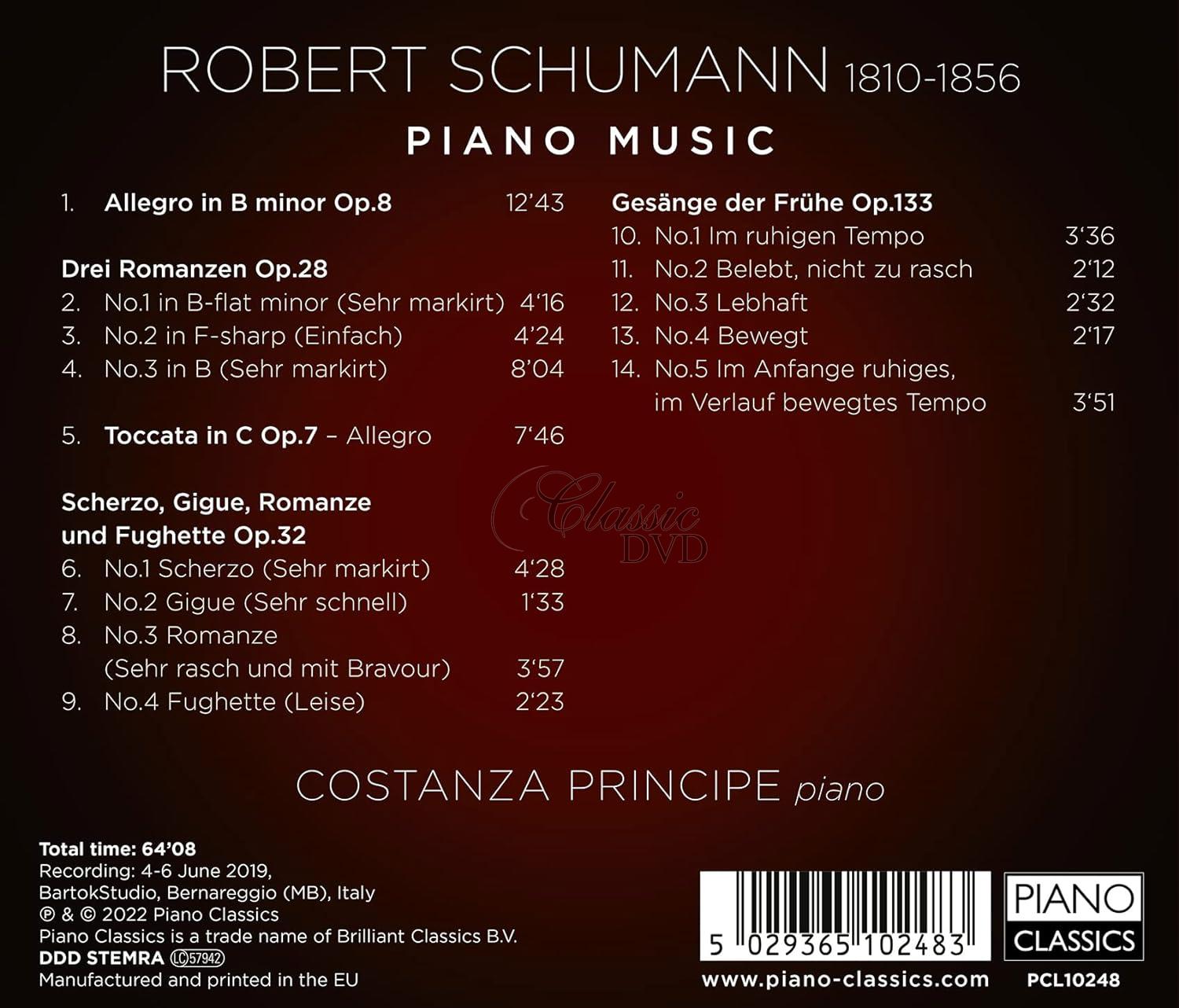 Robert Schumann - Piano Music (CD)