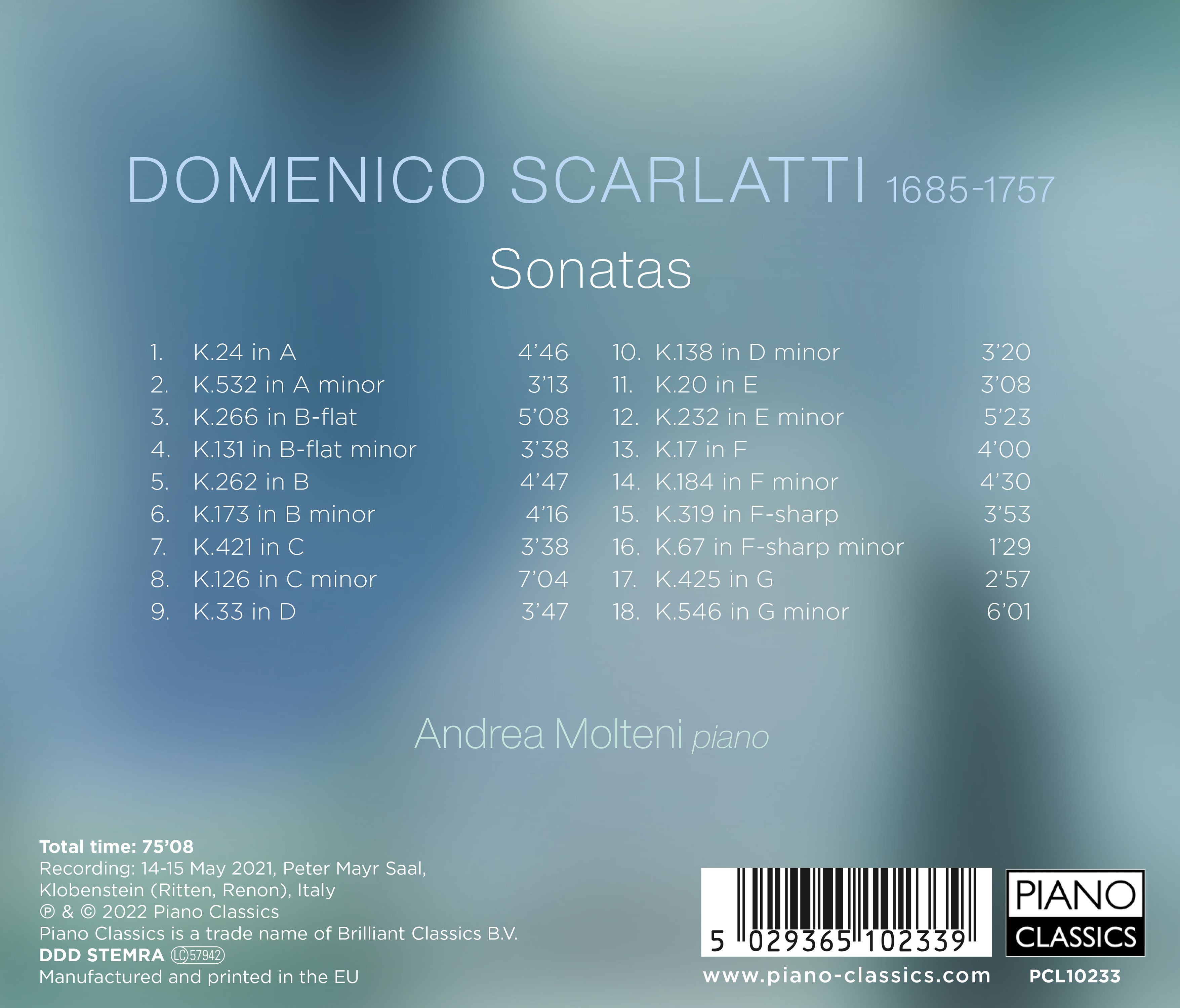 Domenico Scarlatti - Sonatas (CD)