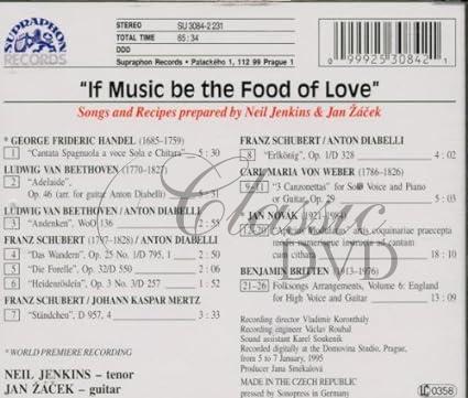 IF MUSIC BE THE FOOD OF LOVE (CD)