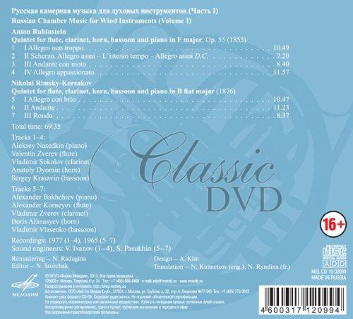 Russian Chamber Music for Wind Instruments Vol.1 (CD)