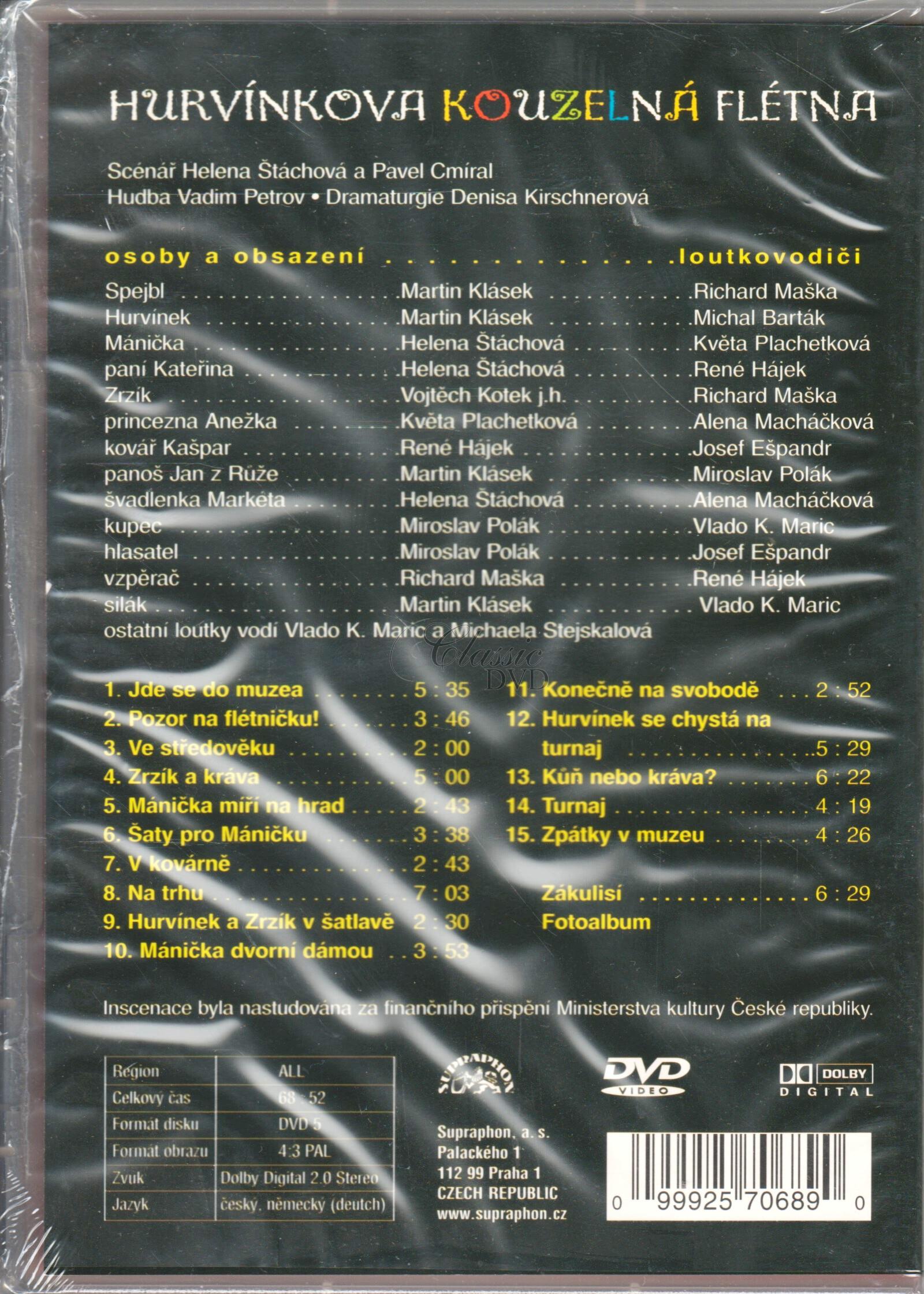 Divadlo S+H : Hurvínkova kouzelná flétna (DVD)