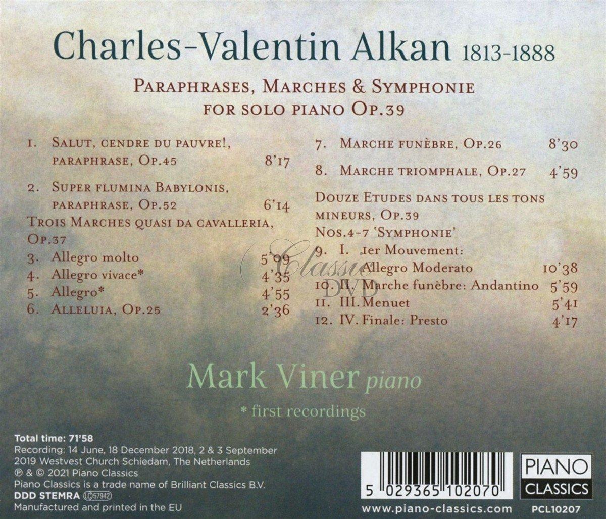Alkan - Paraphrases, Marches and Symphonie for Solo Piano (CD)