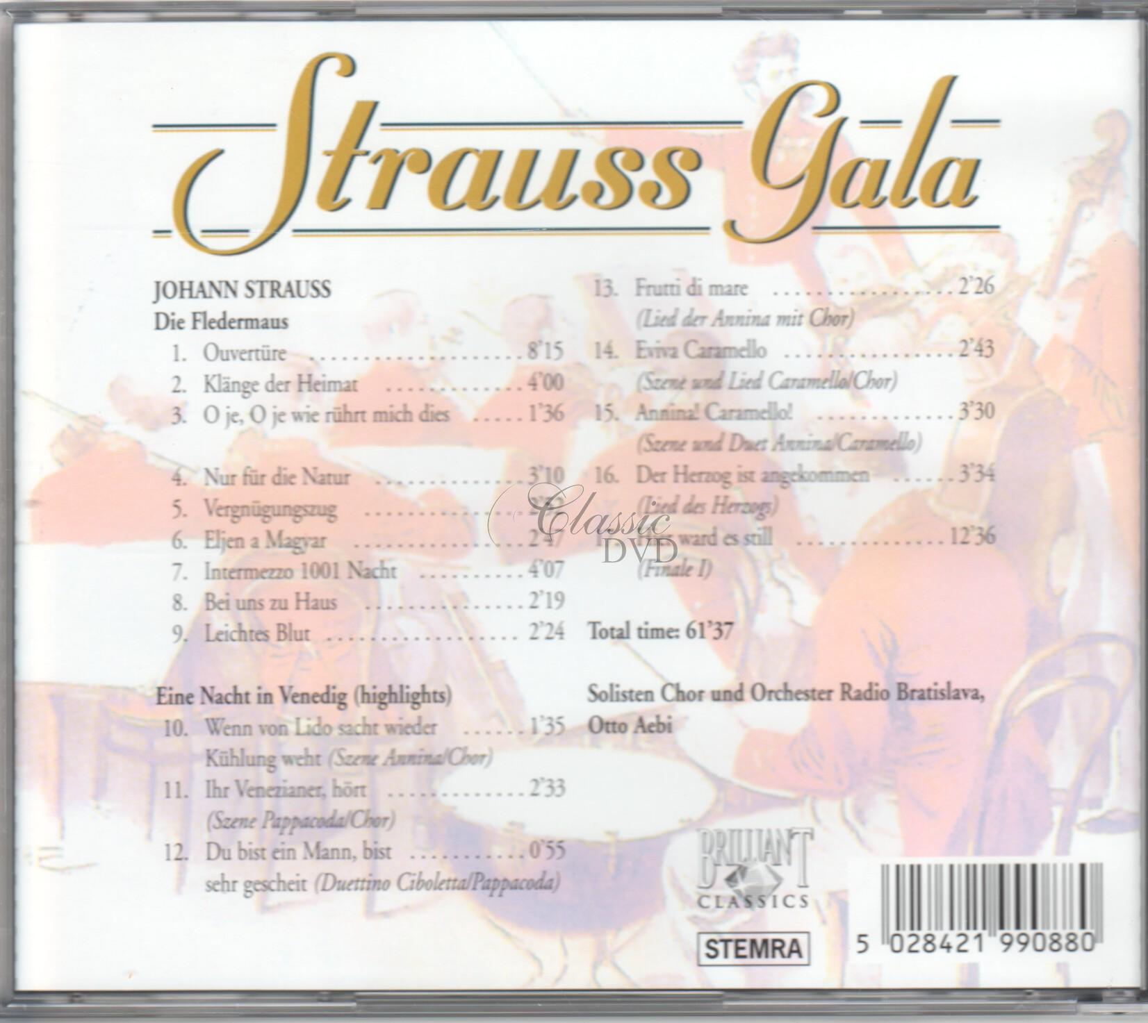 JOHANN STRAUSS Die Fledermaus / Eine Nacht in Venedig - Highlights (CD)