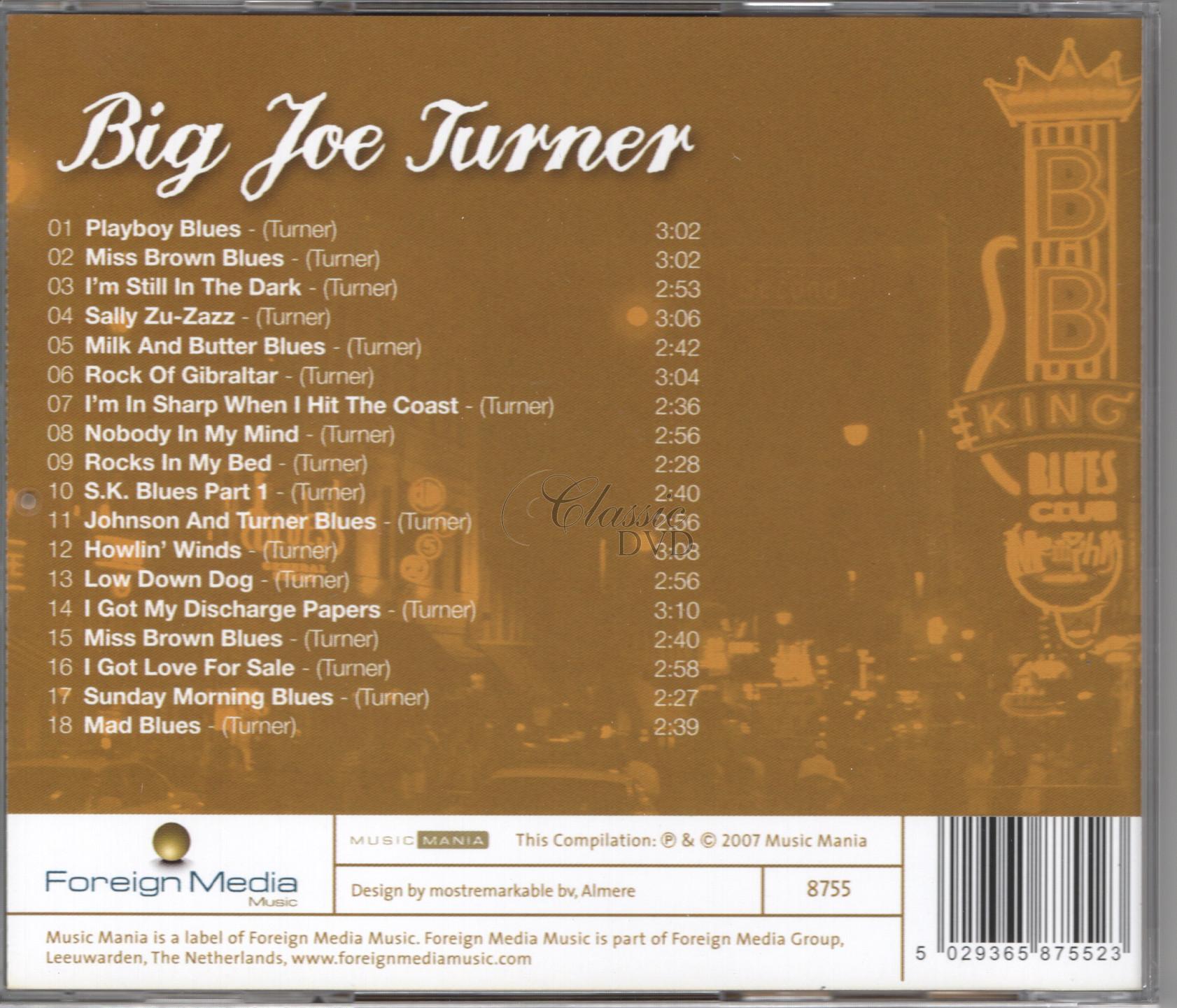 BIG JOE TURNER Blues legends - Originální nahrávky (CD)