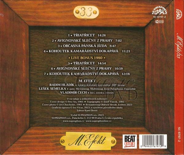 BLUE EFFECT Modrý Efekt - 33 + Live bonusy (CD)