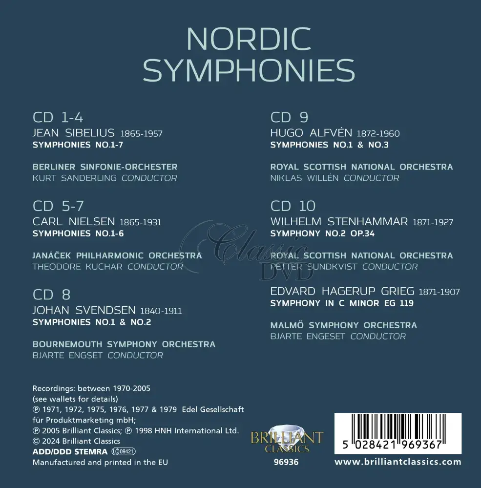 Nordic Symphonies (10CD)