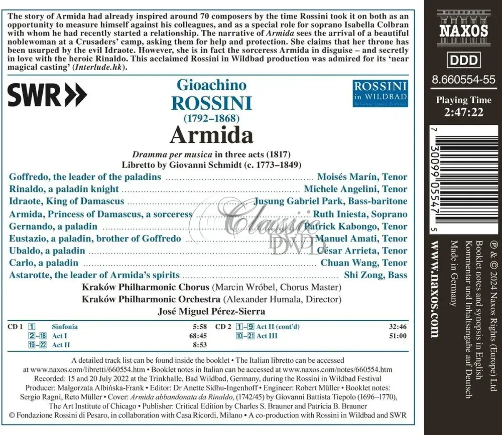 Gioacchino Rossini: Armida opera (2CD)