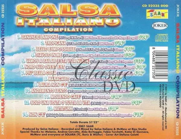 Salsa Italiano Compilation (CD)