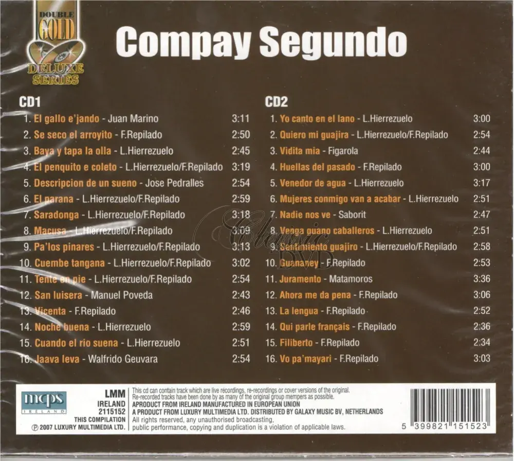 Compay Segundo - The Best (2CD)