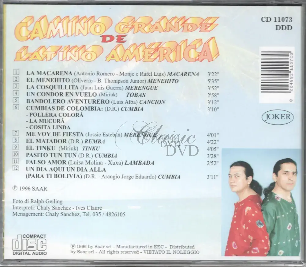 Camino Grande De Latino America (CD)