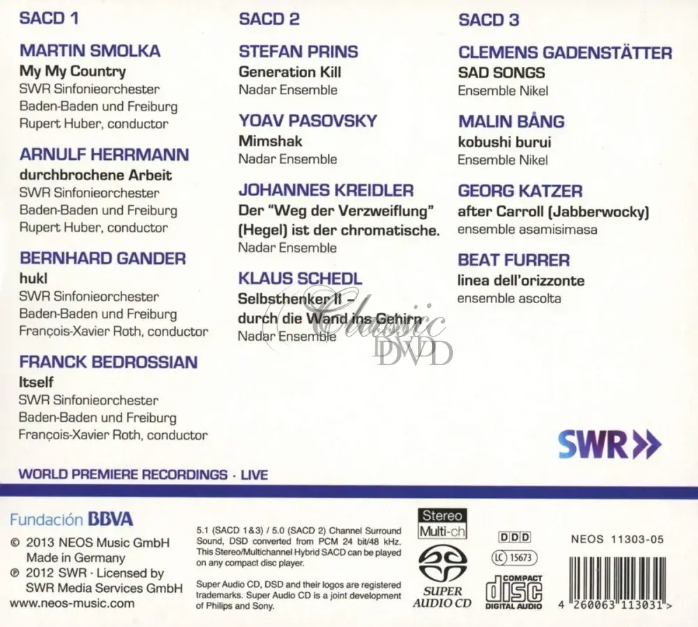 Donaueschinger Musiktage 2012 (3SACD)