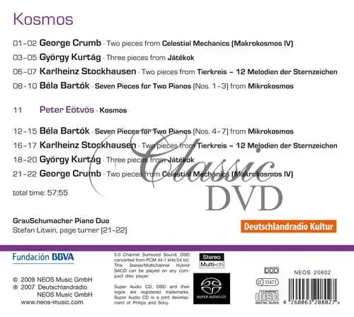 Kosmos - Kurtág, Stockhausen, Eötvös, Crumb (SACD)