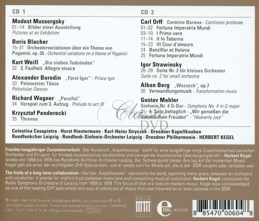 Herbert Kegel - Kapellmeister-Edition (2CD)