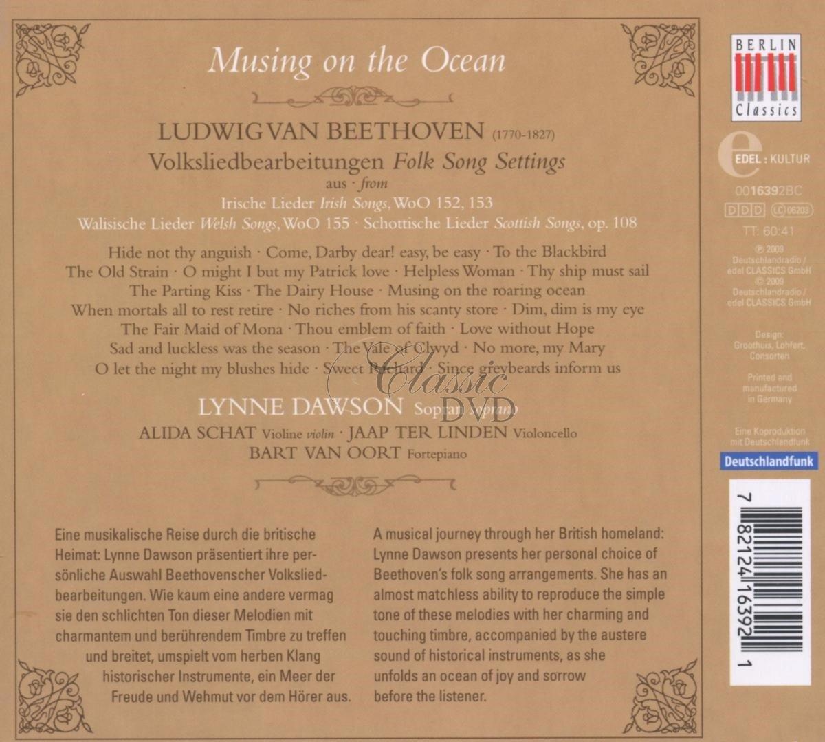 Lynne Dawson - Musing On The Ocean BEETHOVEN Folk Songs (CD)