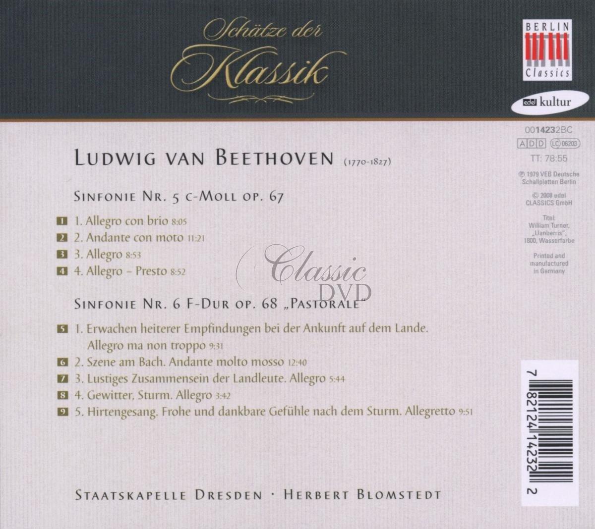 Beethoven: Symphonies 5 & 6 (CD)