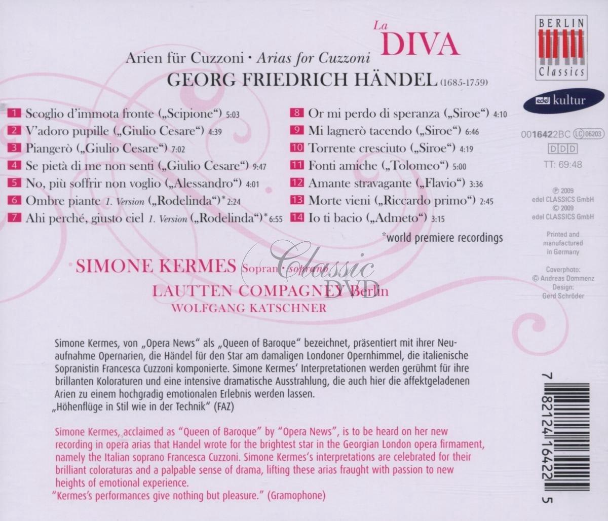 Georg Friedrich Händel: Arien für Cuzzoni (CD)