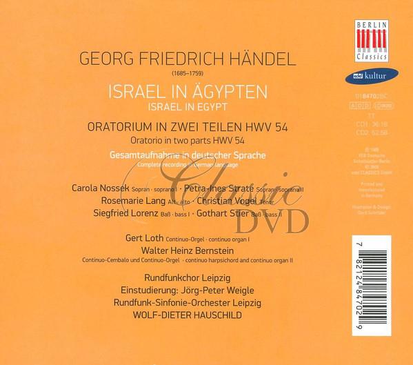 Georg Friedrich Händel: Israel in Ägypten / Israel in Egypt / Oratorium (2CD)