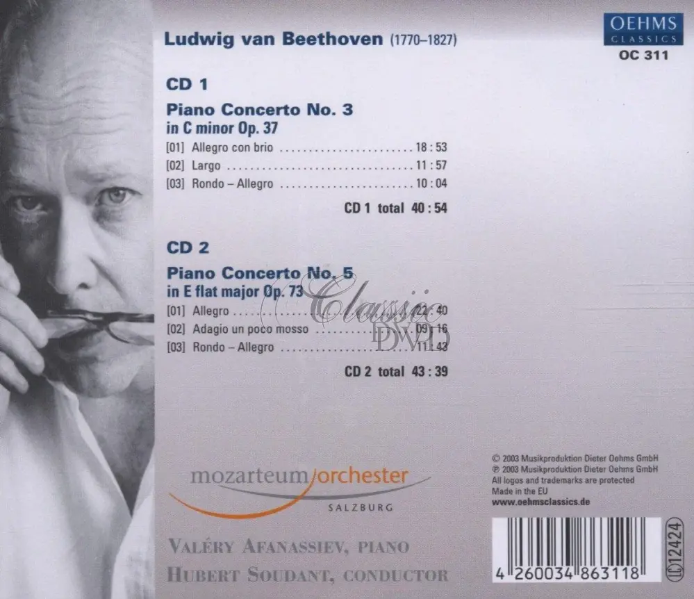 Beethoven: Piano Concertos Nos. 3 & 5 (2CD)