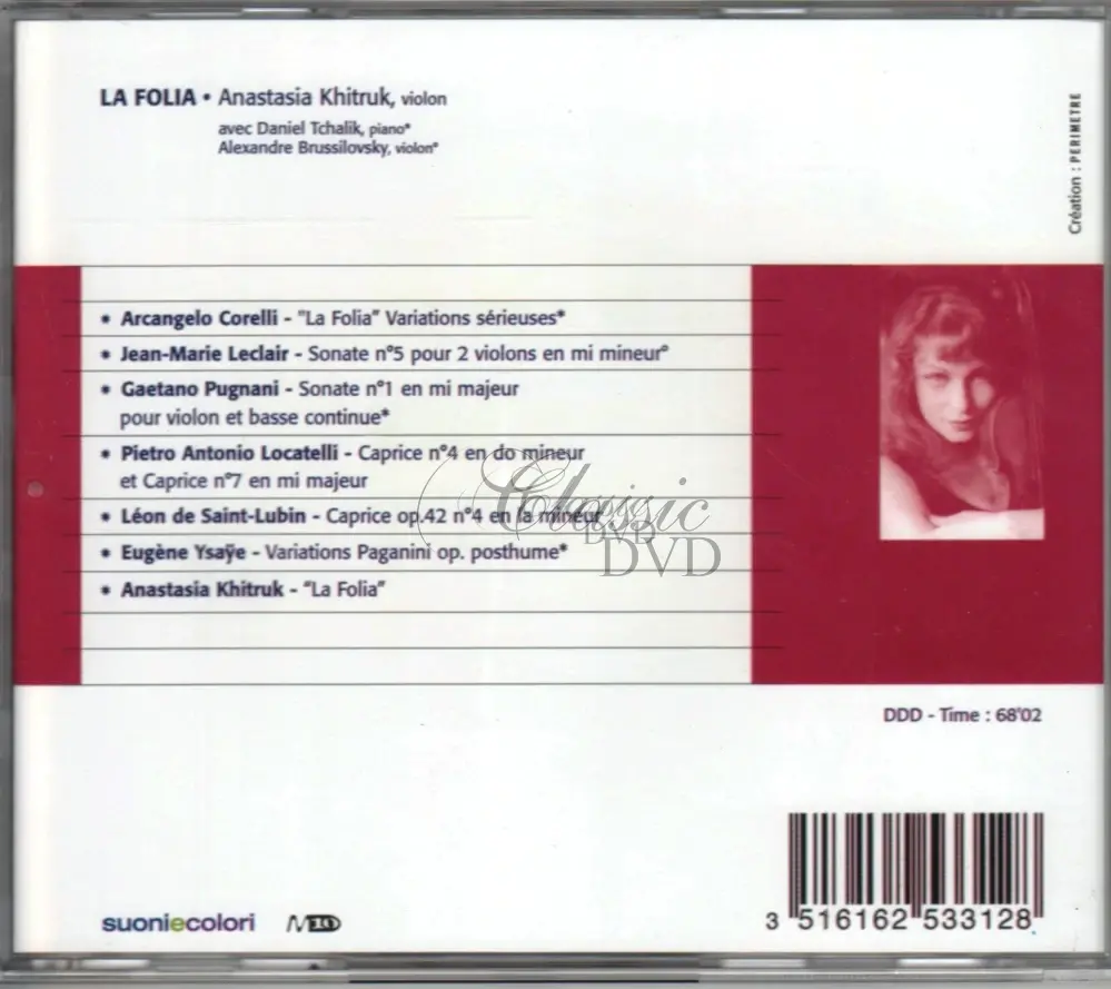 La Folia - Corelli, Leclair, Pugnani, Locatelli, De Saint-Lubin, Ysaye (CD)