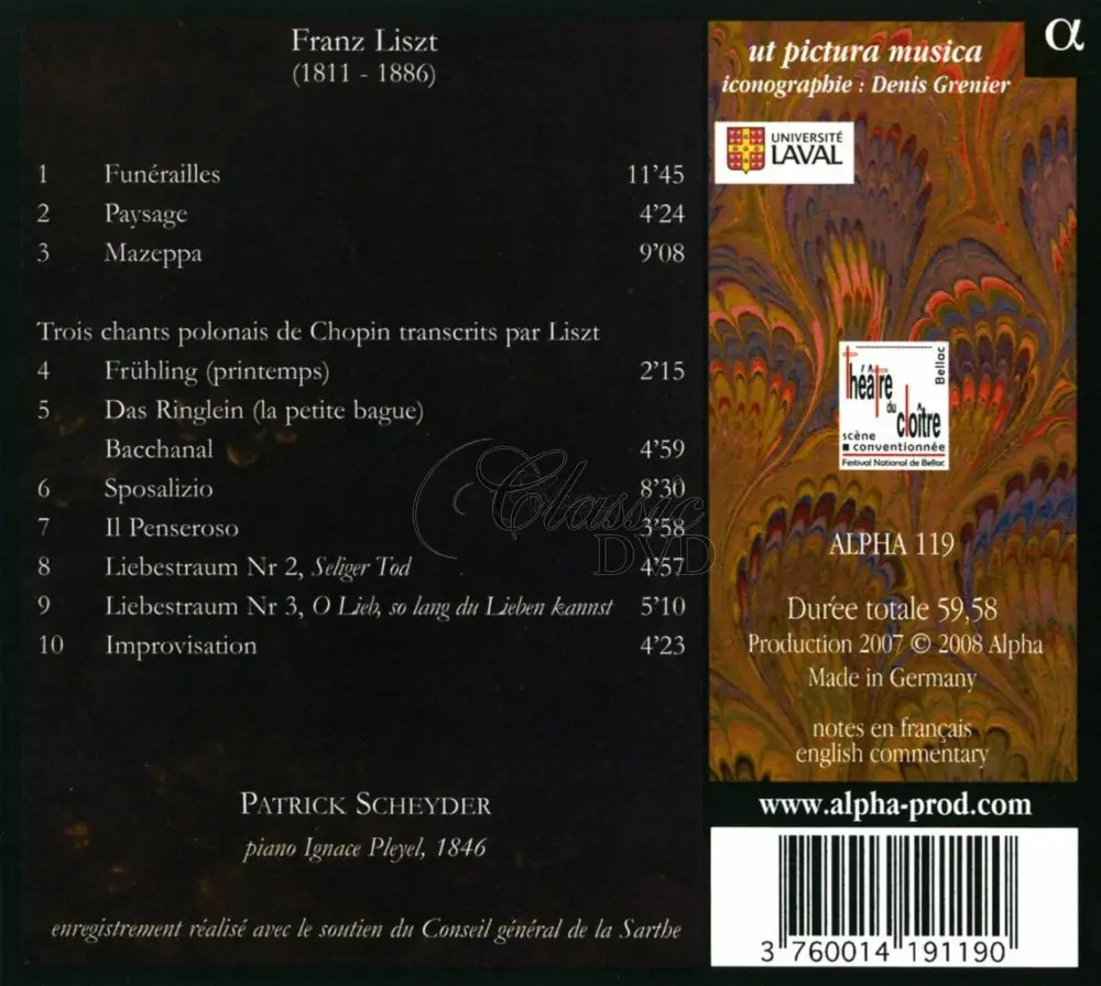 Franz Liszt: Piano works - Mazeppa (CD)