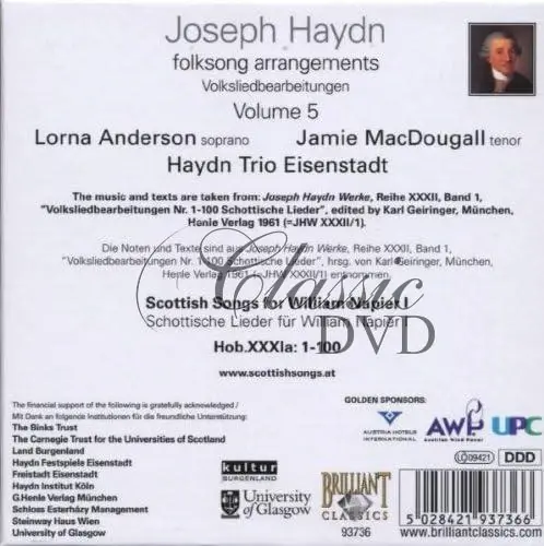 Joseph Haydn: Scottish Songs Vol.5 - Folksong Arrangements (3CD)