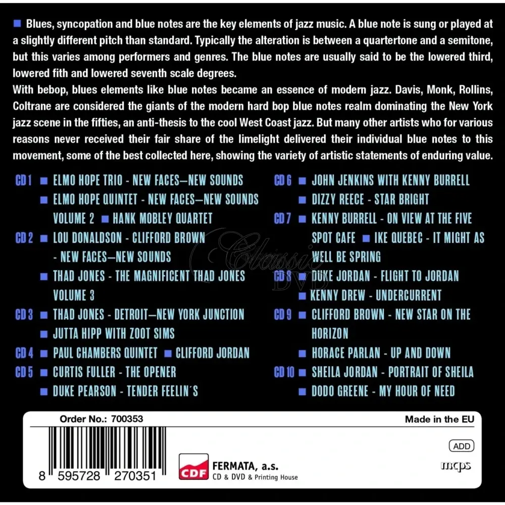 Blue Notes - Essence of Modern Jazz (10CD)