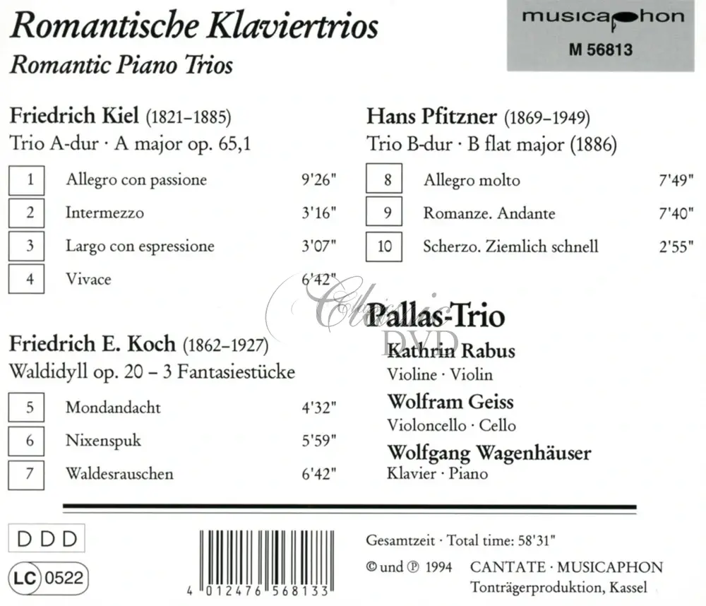 Romantic Piano Trios (CD)