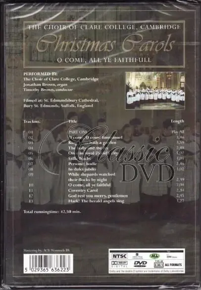 Christmas Carols - O Come, All Ye Faithful (DVD)