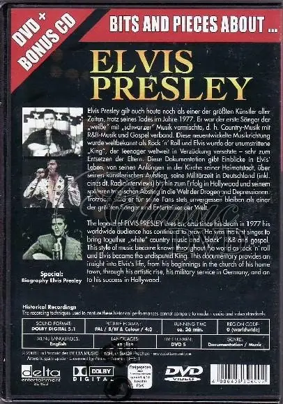 ELVIS PRESLEY: Bits & Pieces - SBĚRATELSKÁ EDICE (DVD+CD)