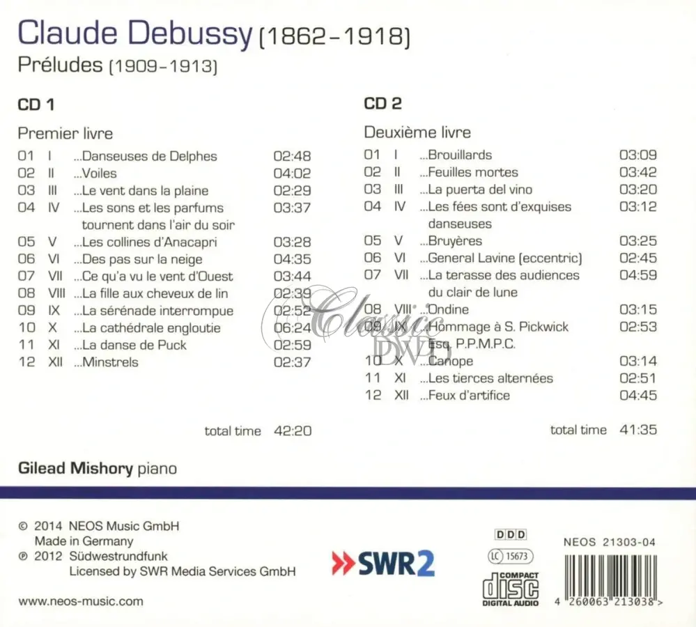 Claude Debussy - Préludes (2CD)