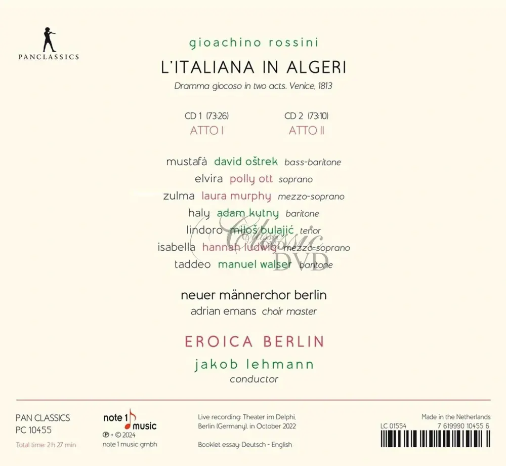 Gioachino Rossini: L'Italiana in Algeri (2CD)