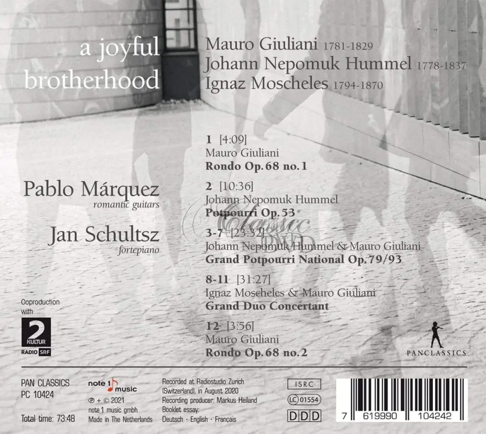 A Joyful Brotherhood: Giuliani, Hummel & Moscheles (CD)